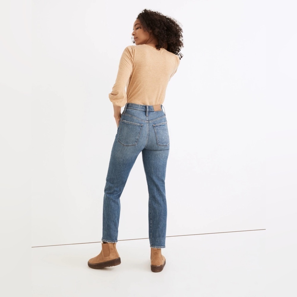 Madewell The Perfect Vintage Jean in Belbury Wash: TENCEL Denim Edition, Size 23 - Picture 3 of 13